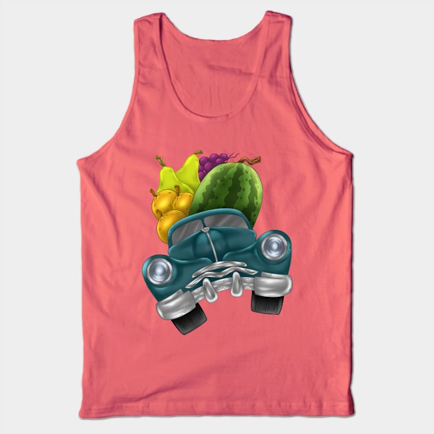 The Fruit Truck Adventure Tank Top by JiraDesign